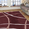 Cruz Bohemian Rug Red 02 picture in the living room
