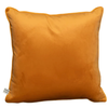 Cushion F+H Velvet Plain Butterscotch 45x45cm picture on the white background
