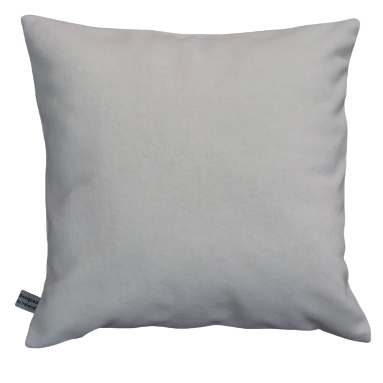 Cushion F+H Velvet Plain Mocha 45x45cm - Soft Furnishings Decor