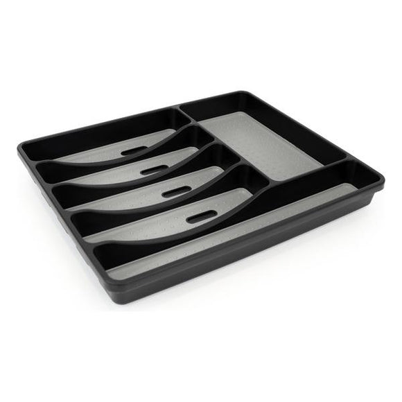 Efficient cutlery drainer for kitchen organization.
