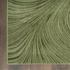 DKNY Central Park West Rug CEP02 Green with a bordered ends