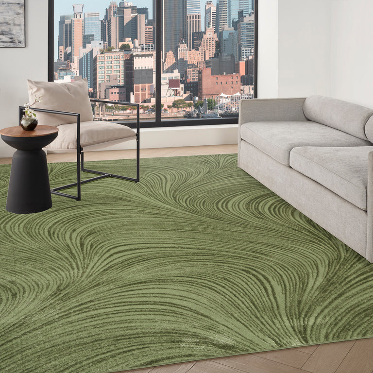 DKNY Central Park West Rug CEP02 Green