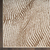 DKNY Central Park West Rug CEP01 Beige Brown picture of the corner of the rug