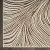 DKNY Central Park West Rug CEP02 Beige Brown picture of the corner of the rug