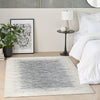 DKNY Grand Street DK02 Rug GRN04 Light Blue lifestyle picture in the bedroom