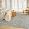 DKNY Madison Square Rug MSQ01 Slate lifestyle picture in the bedroom