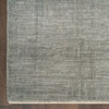 DKNY Madison Square Rug MSQ01 Slate with a low-high cut pile and a fringed ends