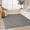 DKNY Pure Knots DKP04 Rug KNT01 Grey lifestyle picture in the living room
