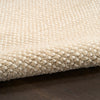 DKNY Pure Rows DKP12 Rug ROW01 Ivory Taupe handmade rug with a cut and loop pile