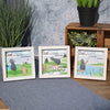 Dad You're Tee-riffic Pebble Easel Plaque showing more detail