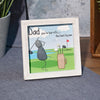 Dad You're Tee-riffic Pebble Easel Plaque