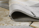 Dakar Geometric Rug Gold picture of the border and pile height