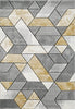 Dakar Geometric Rug Gold picture of the rug design