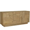 Dakota 3 Door Sideboard Oak picture on the white background