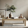 Dakota Coffee Table With Shelf Oak life style picture