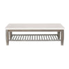 Dakota Coffee Table With White Top front view picture
