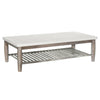 Dakota Coffee Table With White Top picture of the table design