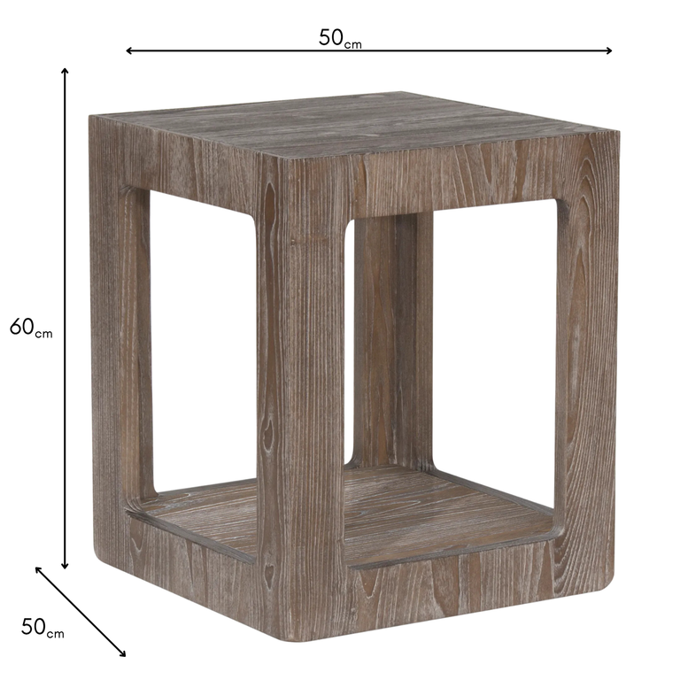 Dakota End Table - Wooden Side Table & Modern Accent Table
