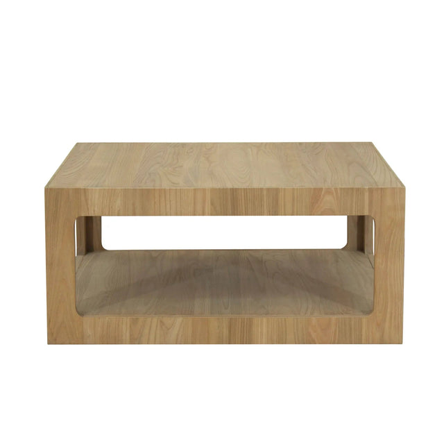 Dakota Square Coffee Table Oak - Wooden Square Living Room Table
