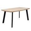 Dali Rectangle Dining Table 160cm Light Oak suitable for 6 people