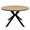 Dali Round Dining Table 120cm Light Oak dining table suitable for 4 people