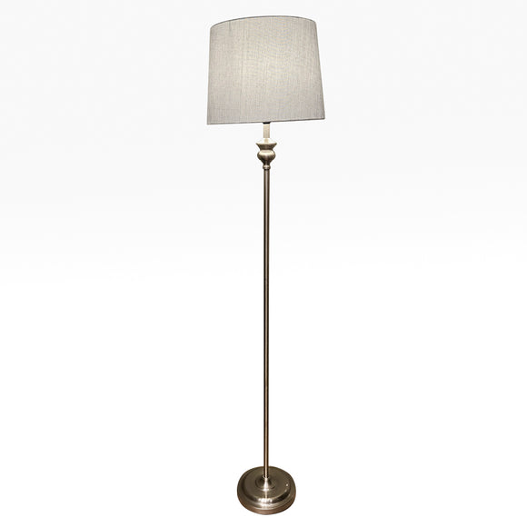 Sleek silver floor lamp Dani Floor Lamp Silver