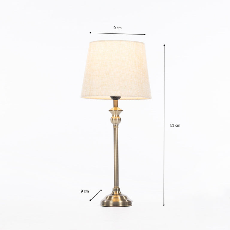 Dani Mini Bronze Table Lamp – Slim Buffet Lamp for Table Lighting
