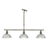 Dara 3 Light Bar Pendant Antique Brass picture on the white background