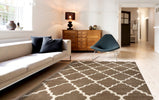 Darcy Geometric Rug Beige lifestyle picture