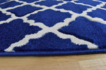 Darcy Geometric Rug Navy picture of the border