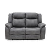 Darlington 2 Seater Sofa Recliner Grey front view picture