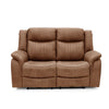 Darlington 2 Seater Sofa Recliner Tan front view picture