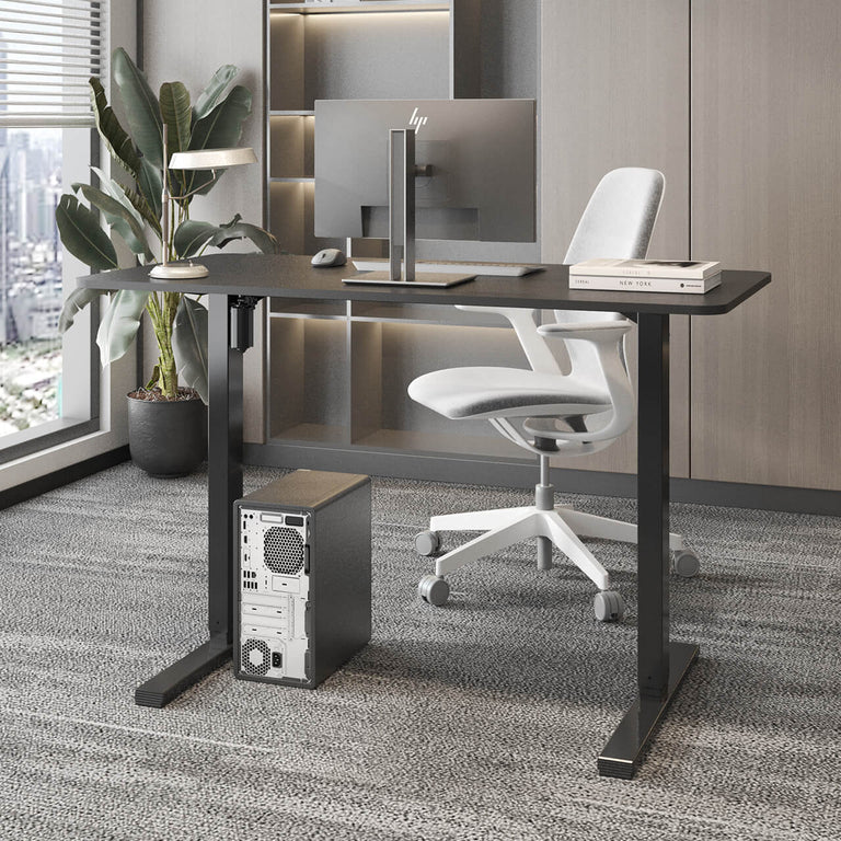 Dax Sit Stand Desk 120 cm Black