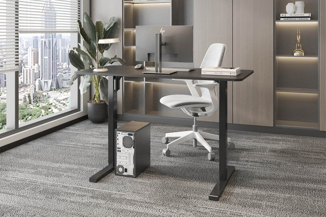 Dax Sit Stand Desk 120 cm Black