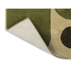 Brink & Campman Decor Cosmo Geometric Rug Greens with a cotton and latex backing