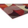 Brink & Campman Decor Cosmo Geometric Rug Red-Pale Green picture of the corner of the rug
