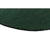 Brink & Campman Decor Echo Plain Rug Forest Round made in a dark green color hue