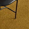 Brink & Campman Decor Echo Plain Rug Ochre close-up view picture of the color shade