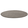 Brink & Campman Decor Echo Plain Rug Pebble Round horizontal layout of the rug