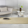 Brink & Campman Decor Echo Plain Rug Sand lifestyle picture in the living room