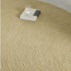 Brink & Campman Decor Echo Plain Rug Sand Round close-view picture of the tufted patern