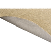Brink & Campman Decor Echo Plain Rug Sand Round with a cotton backing