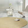 Brink & Campman Decor Echo Sand Round Rug 089701 life style picture