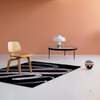 Brink & Campman Decor Flow Abstract Rug Caviar lifestyle picture in the living room