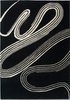 Brink & Campman Decor Flow Abstract Rug Caviar: a picture of the rug abstract design