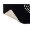 Brink & Campman Decor Flow Abstract Rug Caviar with a cotton and latex backing