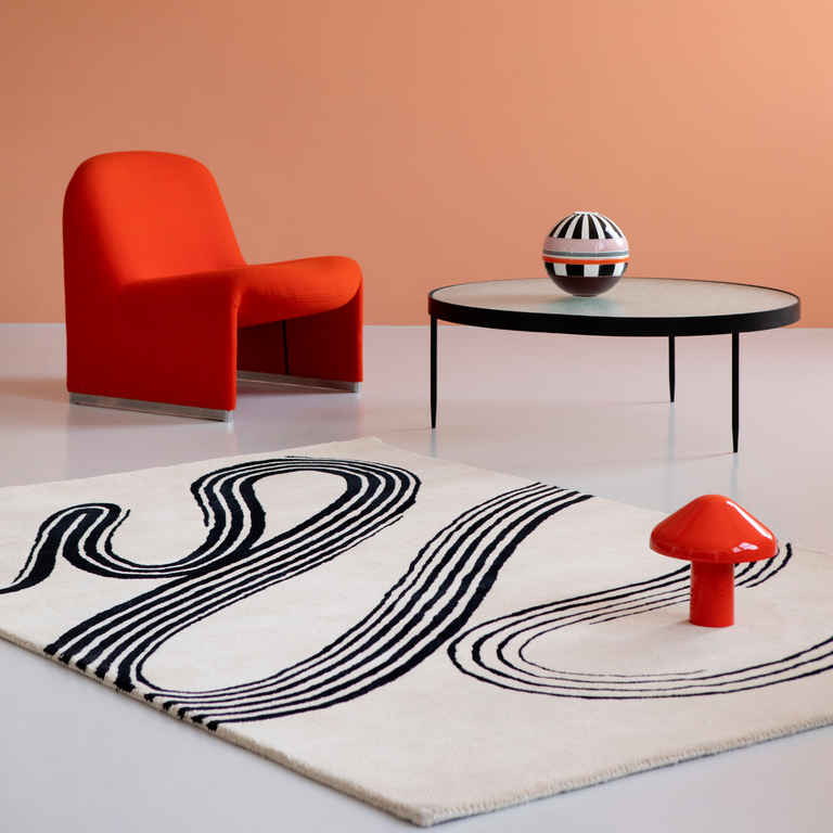 Brink & Campman Decor Flow Abstract Rug Soft Sand