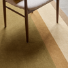 Brink & Campman Decor Linear Bohemian Rug Earth close-up view picture of the colors palette