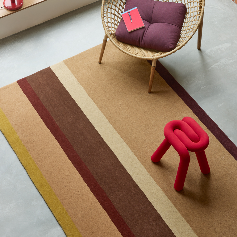 Brink & Campman Decor Linear Bohemian Rug Ruby
