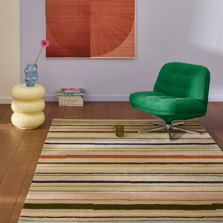 Brink & Campman Decor Shift Bohemian Rug Multi Beige